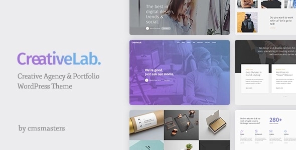 Creative Lab - Studio Portfolio & Design Agency WordPress Theme