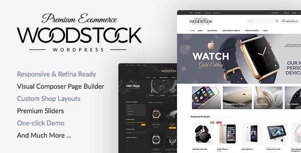 Woodstock - suitable for any kind of shops like cloth, electronics, furniture, accessories, watches