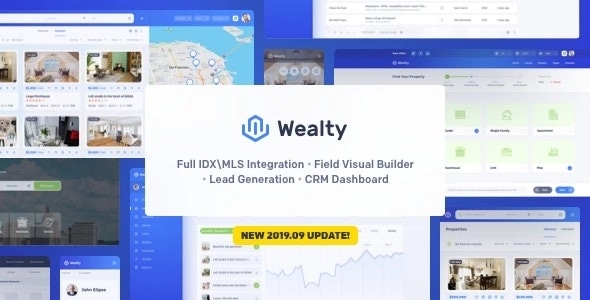Wealty - Multipurpose Real Estate WordPress Theme - take your business to the next level