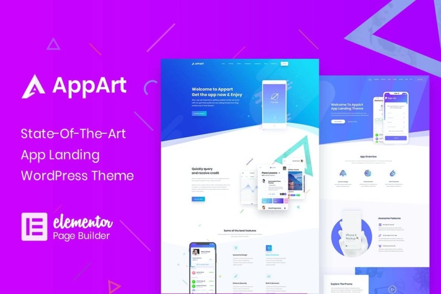 AppArt - Creative WordPress Theme For Apps Saas