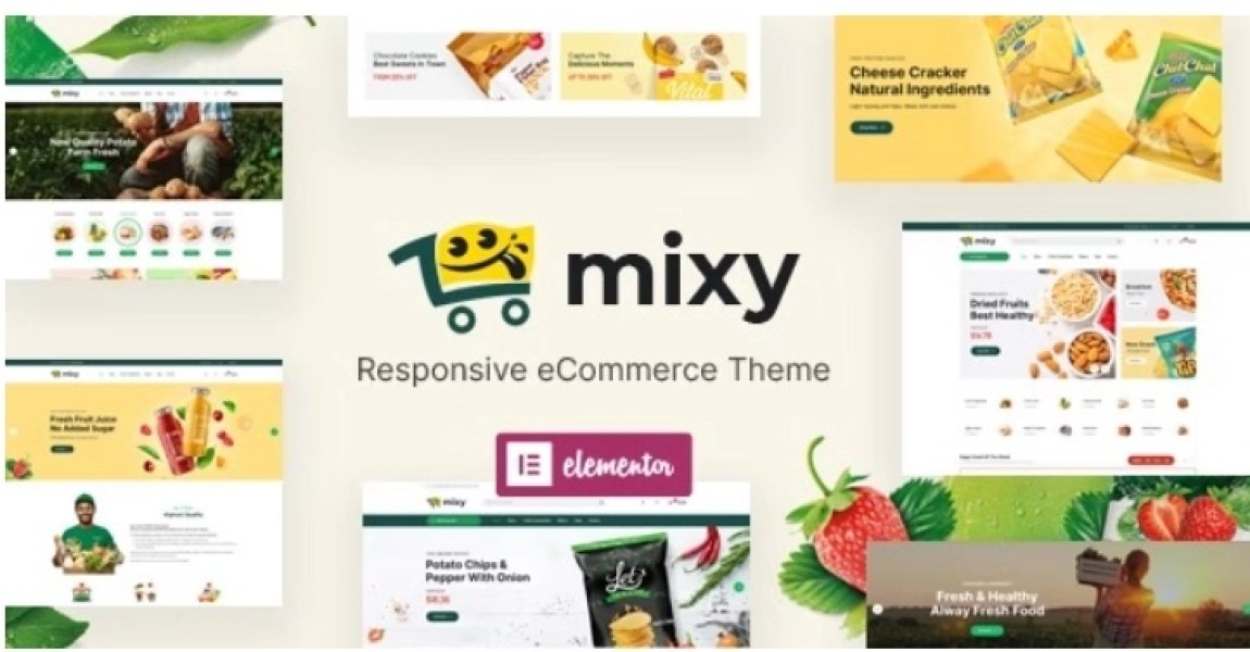 Mixy - Organic Food Store WordPress Theme