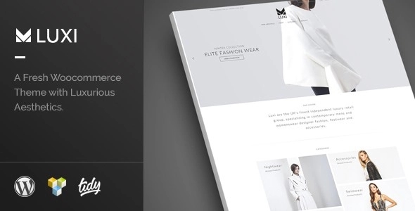 Luxi - Luxury Elegant WooCommerce WordPress Theme ecommerce luxury