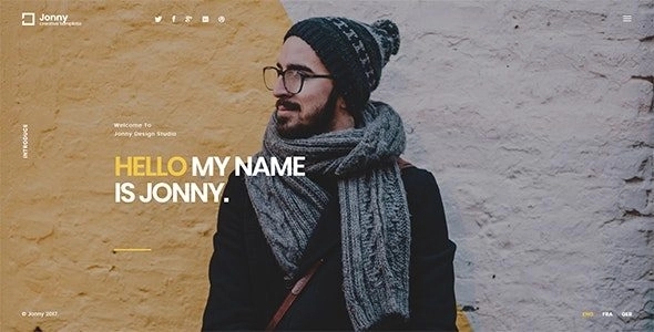 Jonny - Personal WordPress Theme