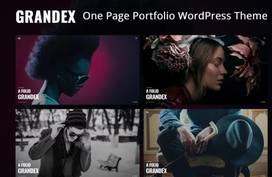 Grandex - One Page Portfolio WordPress Theme