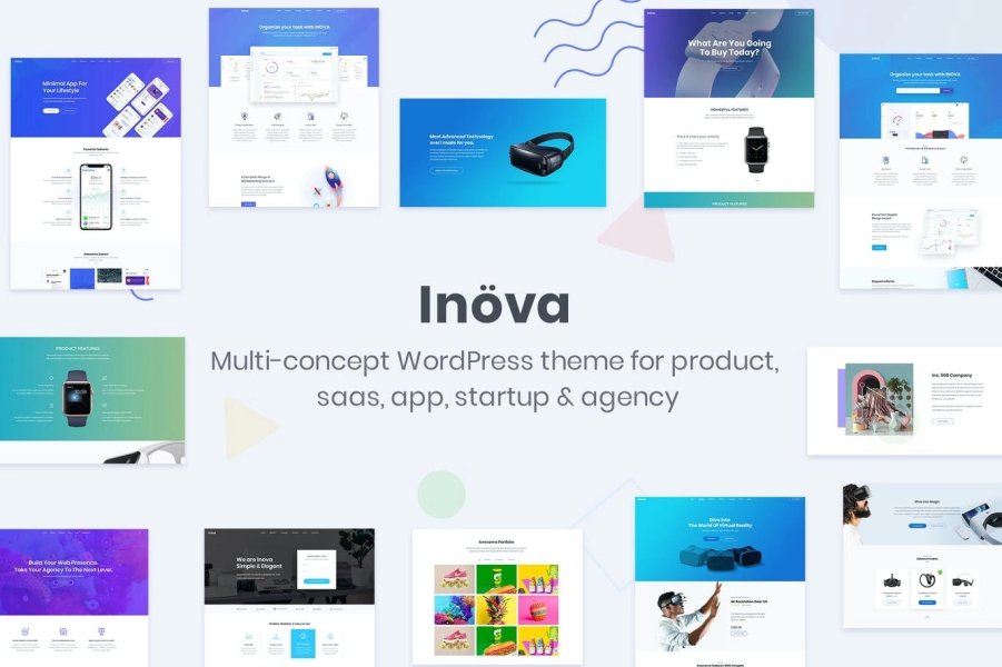 Inova - Multipurpose WordPress Theme For Startups & Agencies