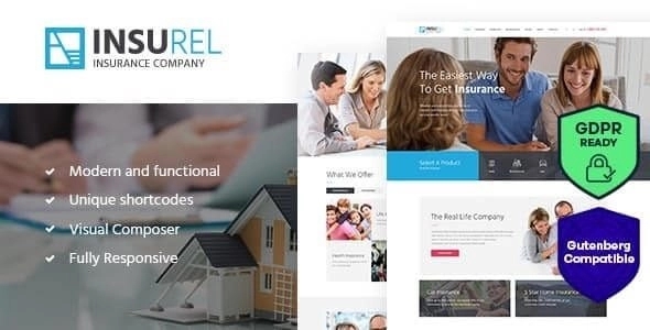 InsuRel | Insurance & Finance WordPress Theme