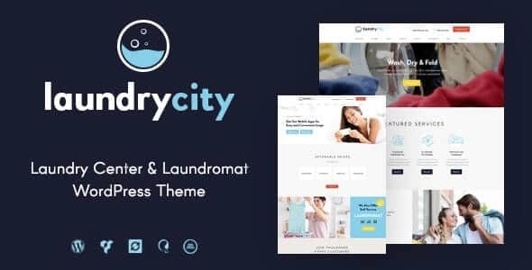 Laundry City | Dry Cleaning & Washing Services WordPress Theme
