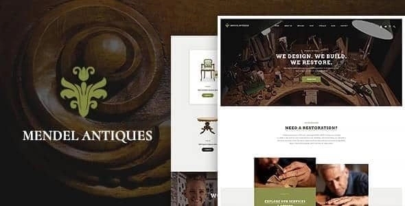 Mendel | Furniture Design & Interior Restoration WordPress Theme