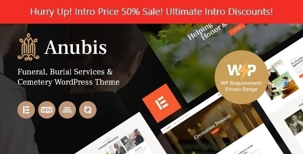 Anubis - Funeral & Burial Services WordPress Theme