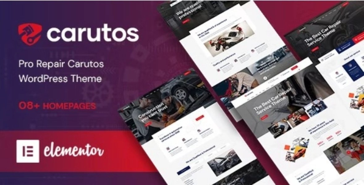 Carutos - Car Repair Services & Auto Parts WooCommerce WordPress Theme