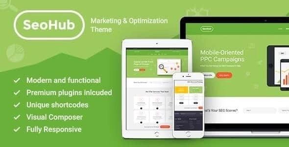 SEOHub - A Colorful SEO & Marketing Agency WordPress Theme