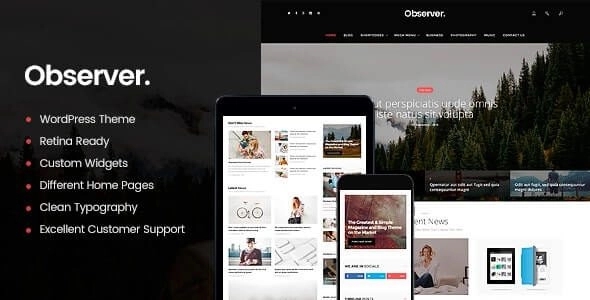 Daily Observer - A Modern Magazine & News Portal WordPress Theme