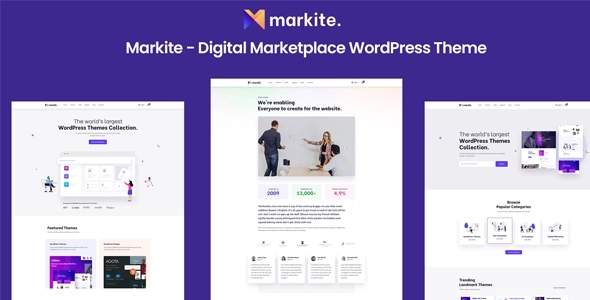 Markite - Digital Marketplace WordPress Theme