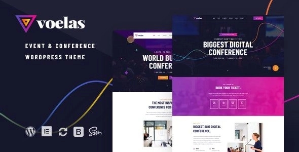 Voelas - Event & Conference WordPress Theme