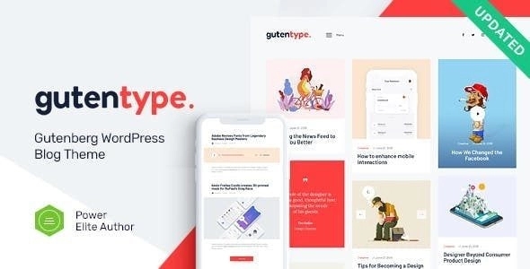 Gutentype | Gutenberg WordPress Theme for Modern Blog