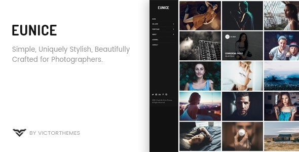 Eunice - Photography Portfolio WordPress Theme