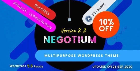 Negotium - Multipurpose Business WordPress Template