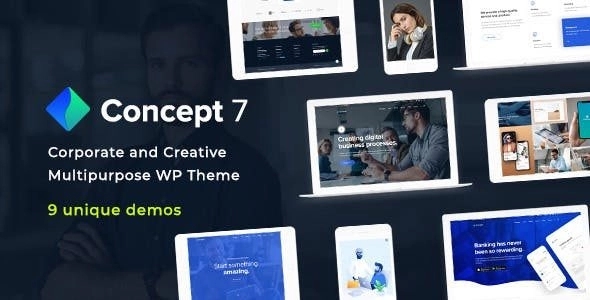 Concept Seven - Responsive Multipurpose WordPress Theme