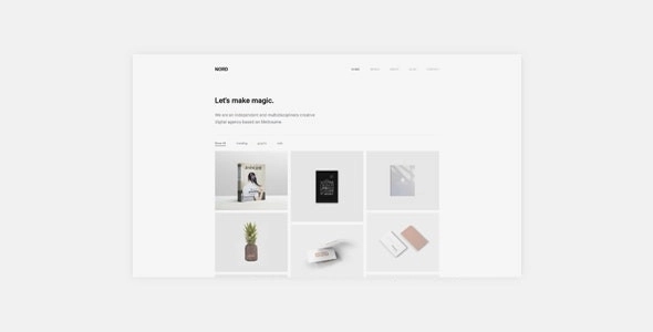 White - Minimal Portfolio WordPress Theme