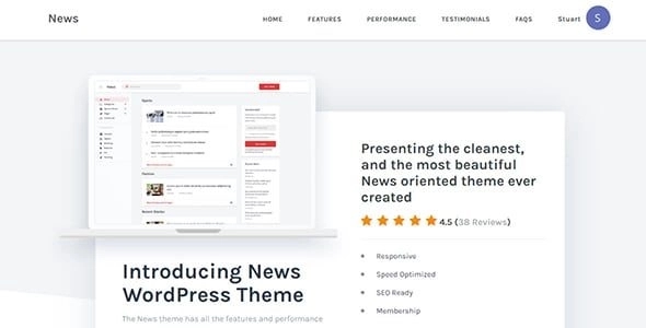 MyThemeShop News Theme - help you create the News website of your dreams