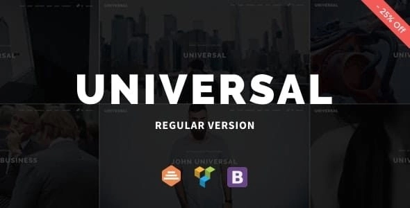 Universal - Corporate WordPress Multi-Concept Theme - simple and beautiful business or personal