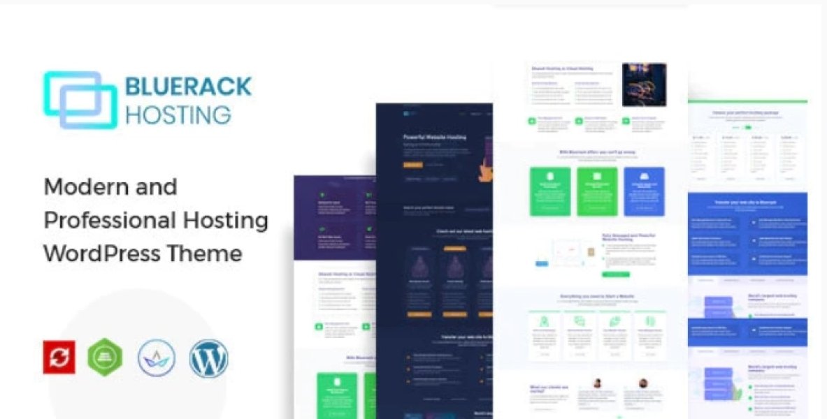 Bluerack - Modern Hosting WordPress Theme