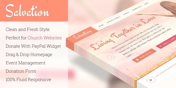 Salvation - Responsive Church WordPress Theme