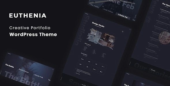 Euthenia - Creative Portfolio WordPress Theme