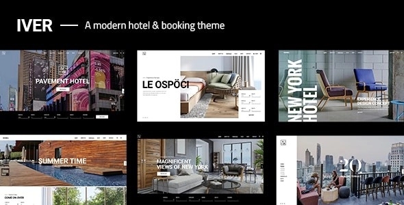 Iver - Modern Hotel Theme with practical online booking system