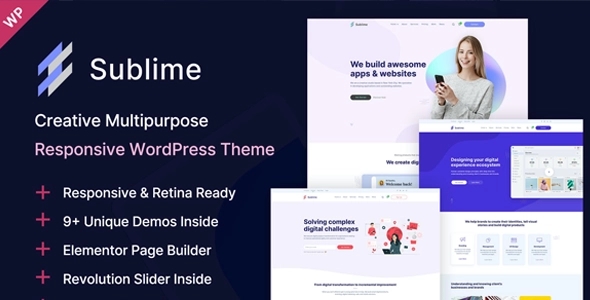 Sublime | Creative Multipurpose WordPress Theme