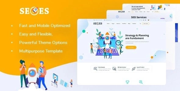 Seoes - Theme dedicated to all kinds of Web Agencies
