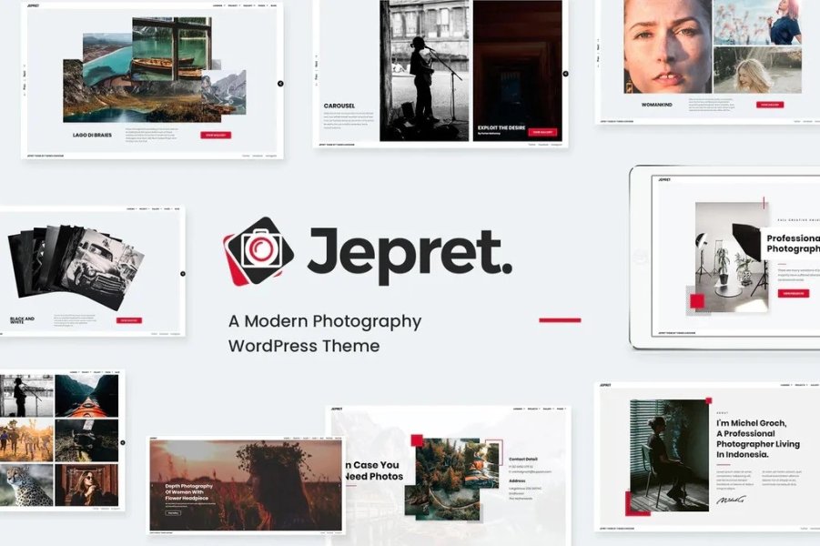 Jepret | Modern Photography WordPress Theme