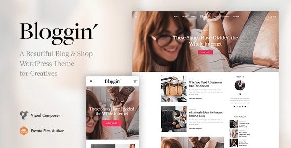 Blggn - A Responsive Blog & Shop WordPress Theme - fashion, lifestyle, travel, food, craft