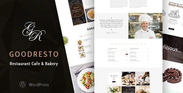 GoodResto - Restaurant Cafe & Bakery WordPress theme with super flexibility, amazing eye-catching