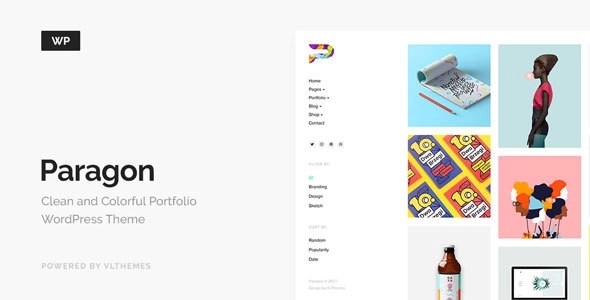 Paragon - Colorful Portfolio for Freelancers & Agencies