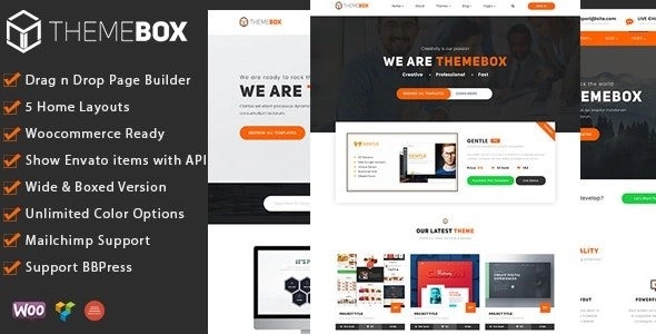 Themebox - Digital products like software packages, templates, e-books, and plugins