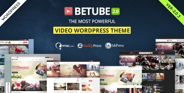 Betube Video WordPress Theme - Video WordPress theme develops specifically for video website