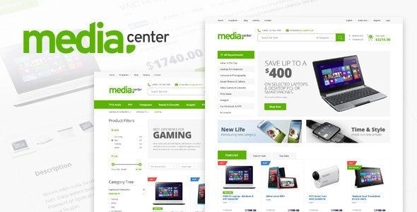 MediaCenter - WooCommerce electronics store