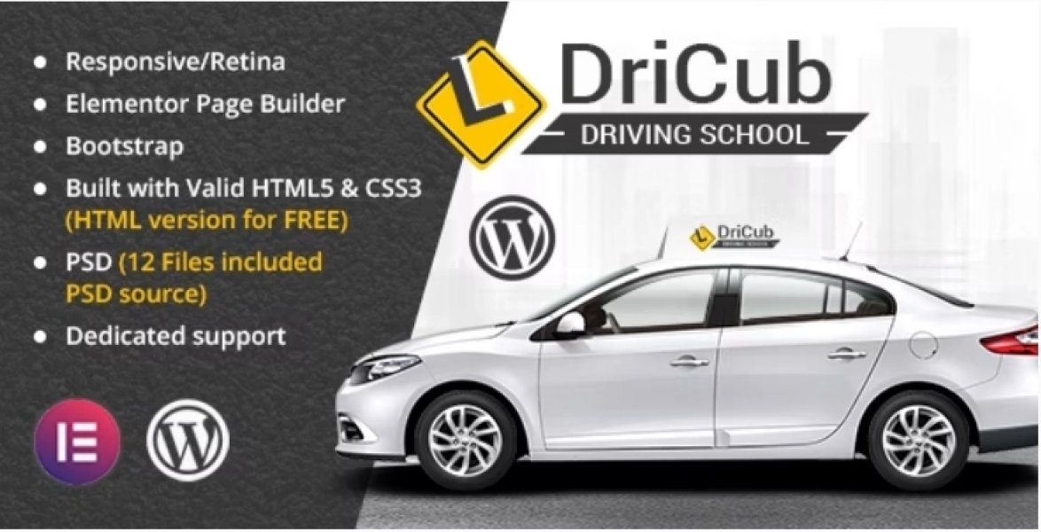 DriCub - Driving School WordPress Theme