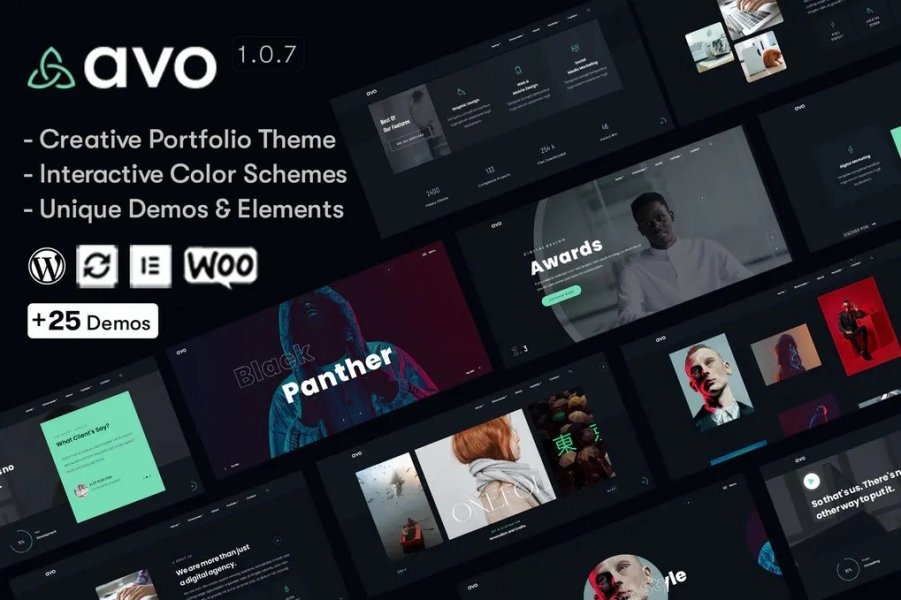 Avo - Creative Portfolio & Agency WordPress Theme