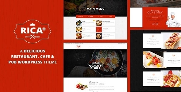 Rica - Restaurant & Pub WP Theme