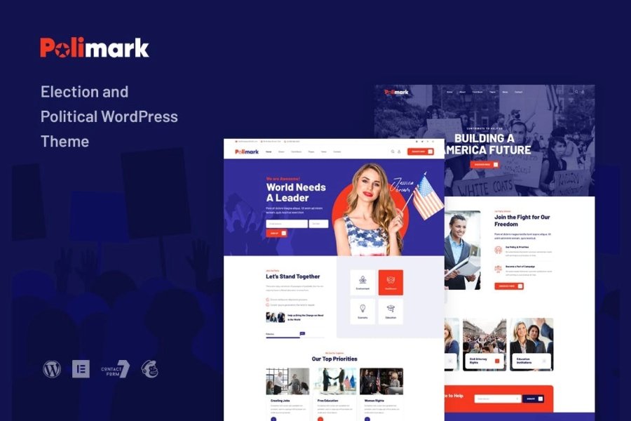 Polimark - Election & Political WordPress Theme