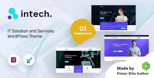 Intech - IT Solutions Company WordPress Theme