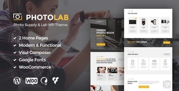 PhotoLab | A Trendy Picture Company & Stock Image Supply Store WordPress Theme