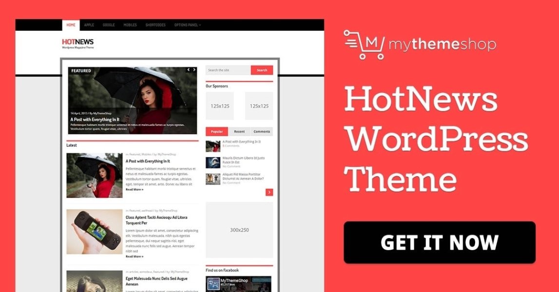 HotNews - WordPress Theme