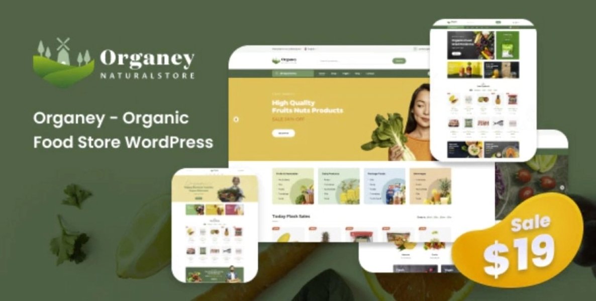 Organey - Organic Food WooCommerce WordPress Theme