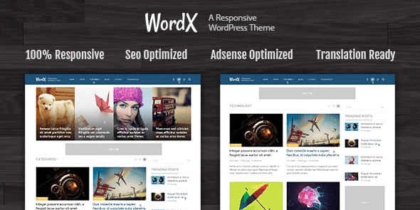 MyThemeShop WordX - for blogs and online magazines