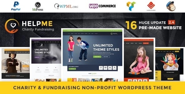 HelpMe - Nonprofit Charity WordPress Theme - non-profit Charity, NGO, Fund-raising