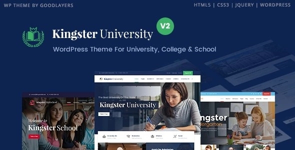 Online University - Education LMS School WordPress Theme - online  educational website