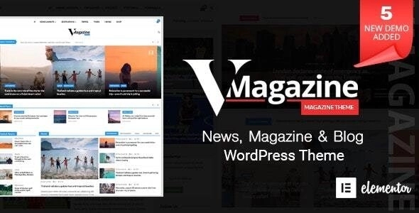 Vmagazine - Powerful WordPress theme for newspaper, magazine and blog websites